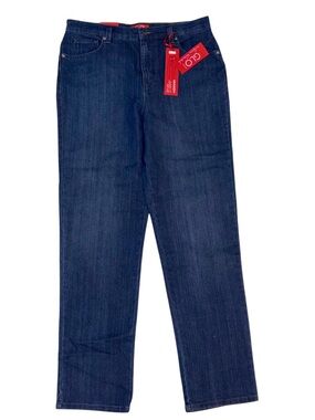 Vintage Y2K GLO Gloria Vanderbilt Mandy Jeans Womens 12 NOS Dark Wash